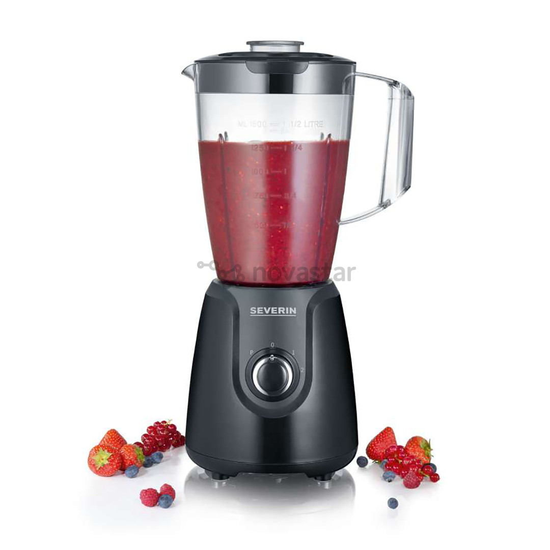 Severin, 600 W, 1,5 L, juoda - Kokteilinė