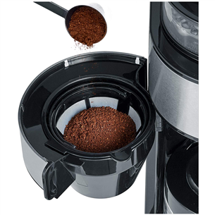 Severin, black/inox - Coffee maker with grinder
