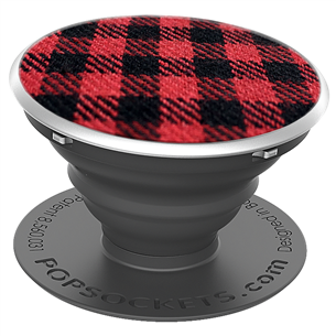 Universalus telefono laikiklis Popsockets, Classic Check Red