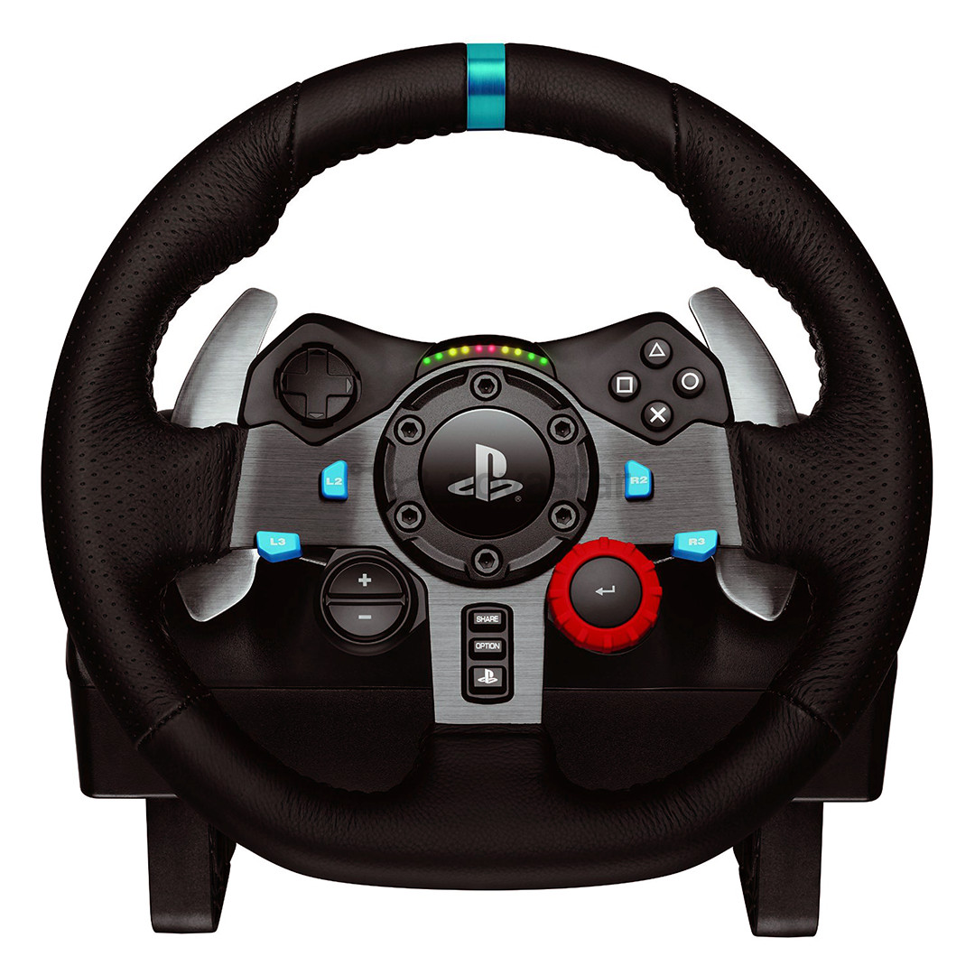 Logitech G29 + Driving force skirtas PS5 / PS4 / PC - Žaidimų vairas + pavarų jungiklis