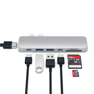 USB šakotuvas Satechi USB-C PRO Hub with 4K HDMI 85W