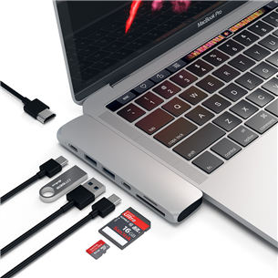 USB šakotuvas Satechi USB-C PRO Hub with 4K HDMI 85W