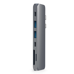 Satechi, USB-C MacBook Pro/Air, grey - Hub ST-CMBPM