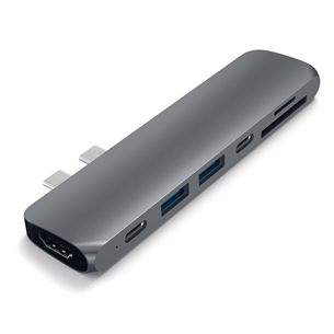 Satechi, USB-C MacBook Pro/Air, grey - Hub