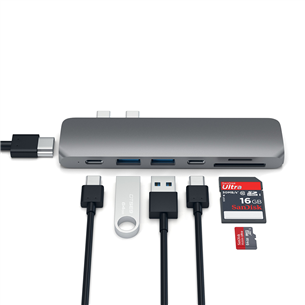 Šakotuvas Satechi MacBook Pro/Air USB-C,ST-CMBPM