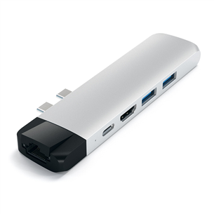 USB šakotuvas Satechi USB-C PRO Hub with 4K HDMI and Ethernet