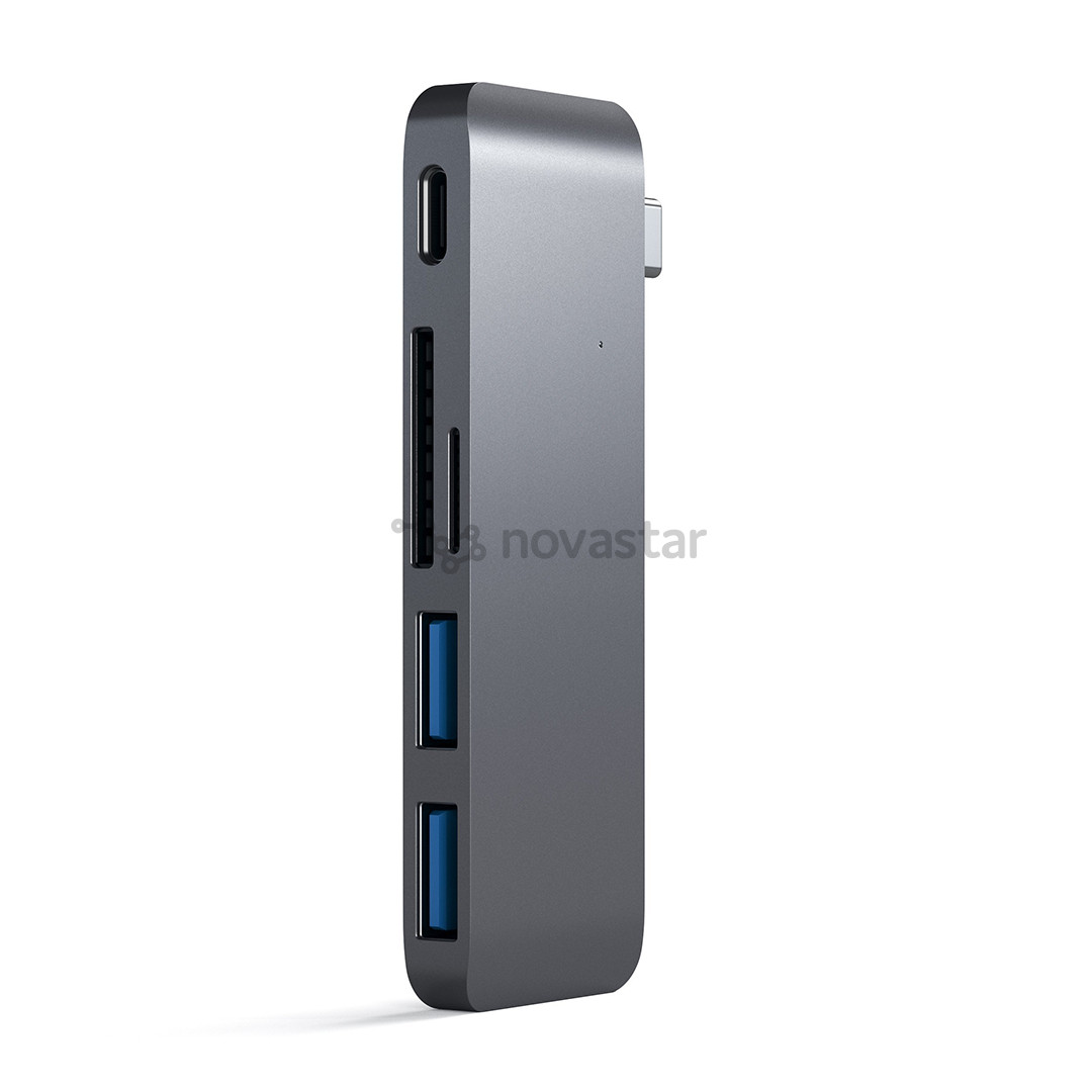 Satechi, MacBook 12'', USB-C, pilkas - USB šakotuvas