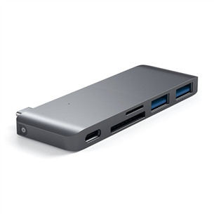 Satechi, MacBook 12'', USB-C, pilkas - USB šakotuvas