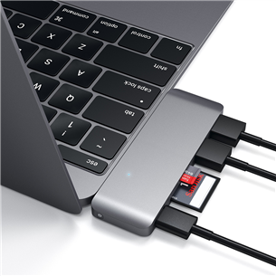 USB šakotuvas Satechi USB-C Pass Through USB Hub - 3-in-1