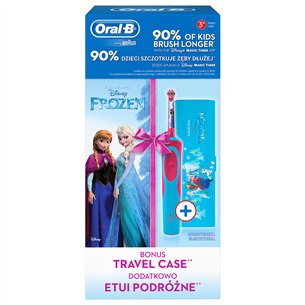 Elektrinis dantų šepetėlis Braun D12.513 Frozen + dėklas D12.513FROZENGP