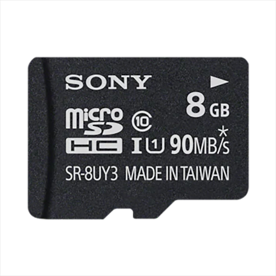 Atminties kortelė Sony Micro SDHC 8GB+SD adapteris, 10 klasė