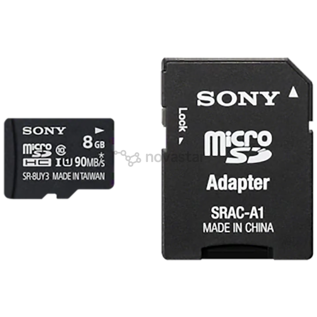 Atminties kortelė Sony Micro SDHC 8GB+SD adapteris, 10 klasė