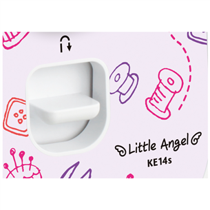 Brother Little Angel, white/pink - Sewing machine