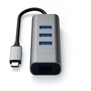 Šakotuvas Satechi USB-C + Gigabit Ethernet ST-TC2N1USB31AM