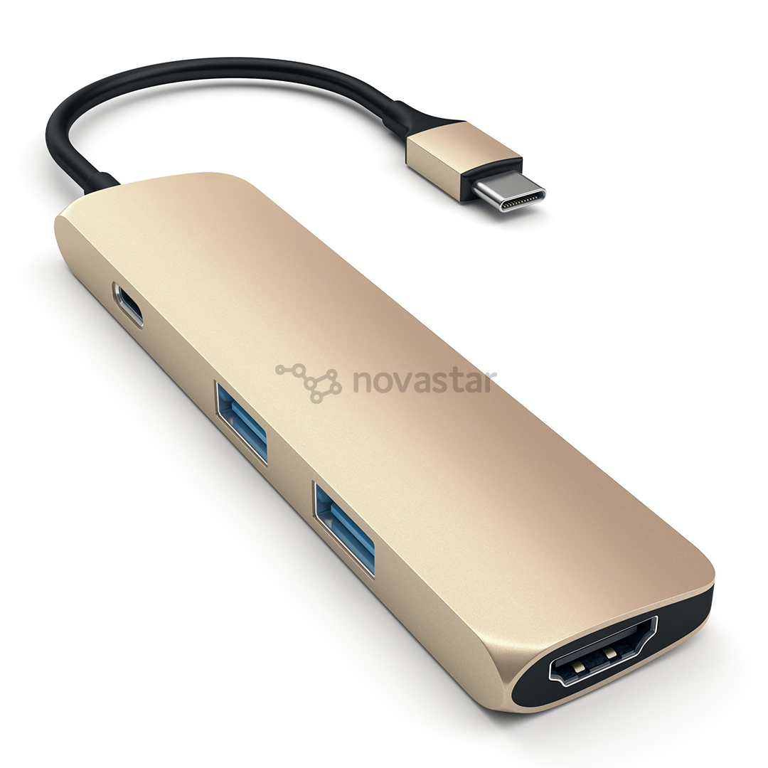 Šakotuvas Satechi USB-C Multi-port 4K, ST-CMAG