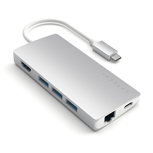 Adapteris Satechi USB-C Multi-Port 4K Gigabit Ethernet