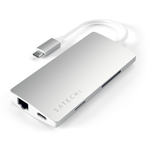 Adapteris Satechi USB-C Multi-Port 4K Gigabit Ethernet