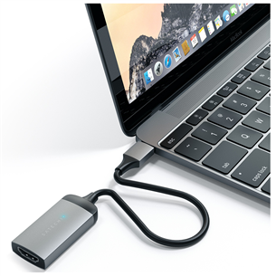Satechi, USB C-HDMI 4K 60 Hz, grey/black - Adapter