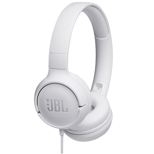 Ausinės JBL Tune 500, Baltos JBLT500WHT