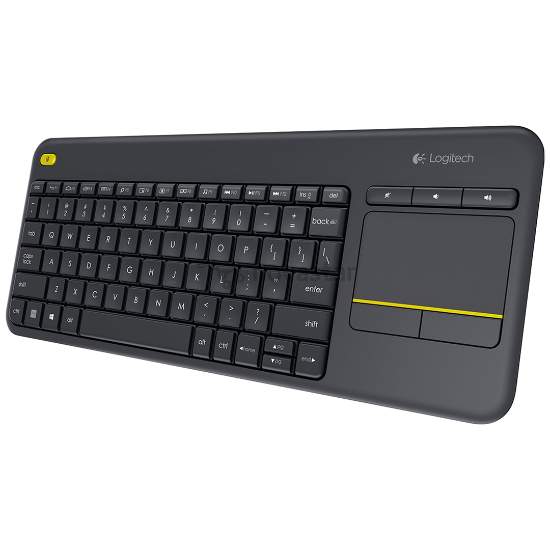 Klaviatūra Logitech K400 Plus, RUS, Belaidė