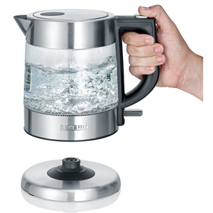 Severin, 1 L, inox/clear - Kettle