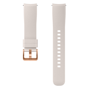 Dirželis Samsung Galaxy Watch, 42mm, Silikoninis, Pilkas