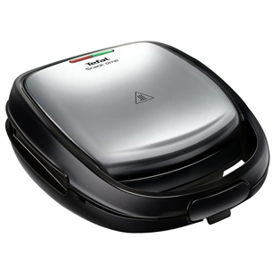 Tefal Snack Time, 700 W, black/inox - Sancwich and waffle maker SW341D