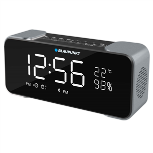 Radijo žadintuvas Blaupunkt RTVBLBT027, Juodas
