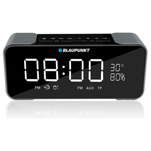 Radijo žadintuvas Blaupunkt RTVBLBT027, Juodas
