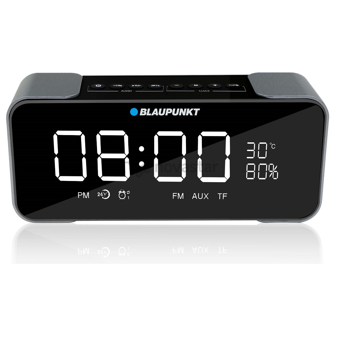 Radijo žadintuvas Blaupunkt RTVBLBT027, Juodas