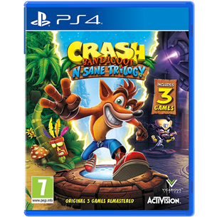 Игра Crash Bandicoot N. Sane Trilogy для PlayStation 4 5030917236662