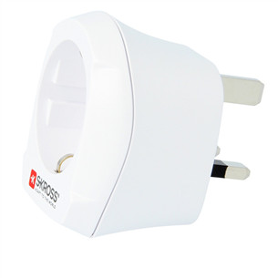 Адаптер для путешествий EUR - UK Skross