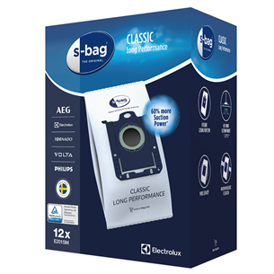Electrolux S-bag Long Performance, 12 pcs - Dust bags for vacuum ceaner