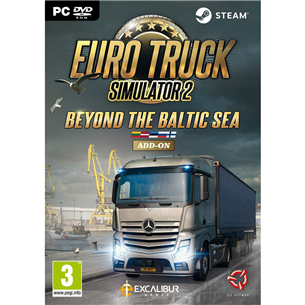 Žaidimas PC Euro Truck Simulator 2: Beyond the Baltic Sea