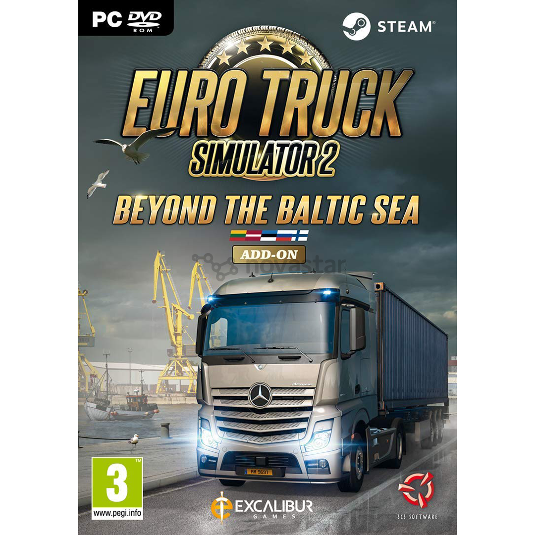 Žaidimas PC Euro Truck Simulator 2: Beyond the Baltic Sea