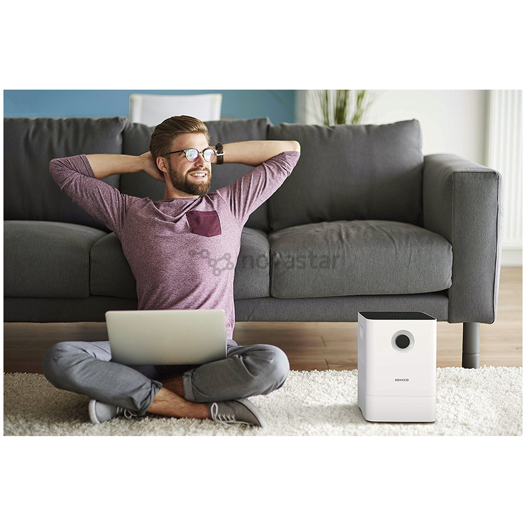 Boneco W200, baltas/juodas - Oro drėkintuvas - valytuvas