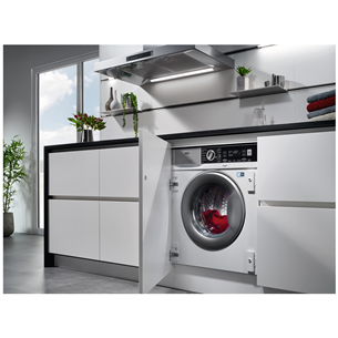 Įmontuojama skalbimo mašina - džiovyklė AEG L8WBE68SI