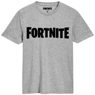 Marškinėliai Fortnite, M, Šviesiai pilki, 5055910328169