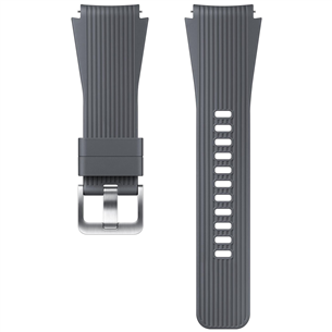 Dirželis Samsung Galaxy Watch, 46mm, Silikoninis, Pilkas