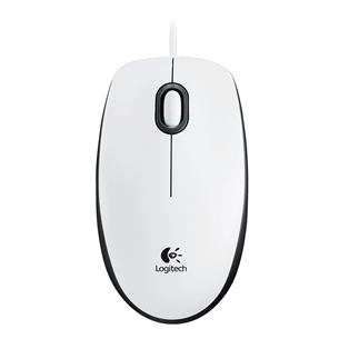 Pelė Logitech M100, Laidinė, Balta