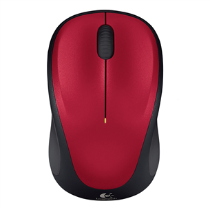 Logitech M235, red - Wireless Optical Mouse 910-002496