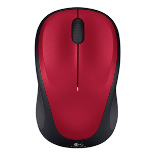 Pelė Logitech M235, Belaidė, Raudona 910-002496