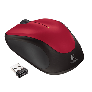 Pelė Logitech M235, Belaidė, Raudona