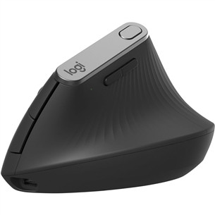 Logitech MX Vertical Advanced Ergonomic, juoda - Belaidė pelė