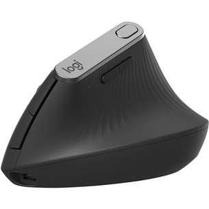 Logitech MX Vertical Advanced Ergonomic, черный - Беспроводная лазерная мышь