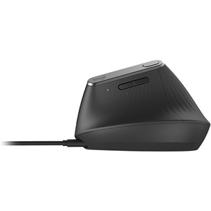 Logitech MX Vertical Advanced Ergonomic, juoda - Belaidė pelė