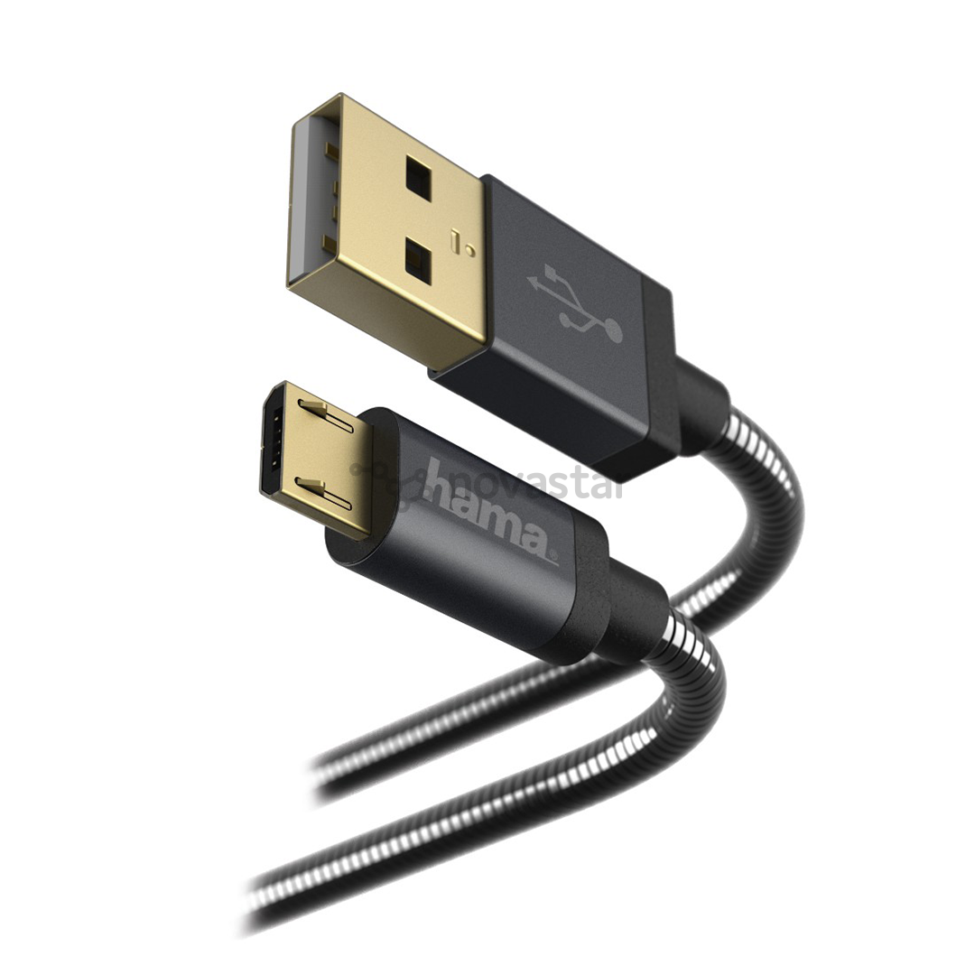Laidas Hama USB - Micro USB, 1.5m