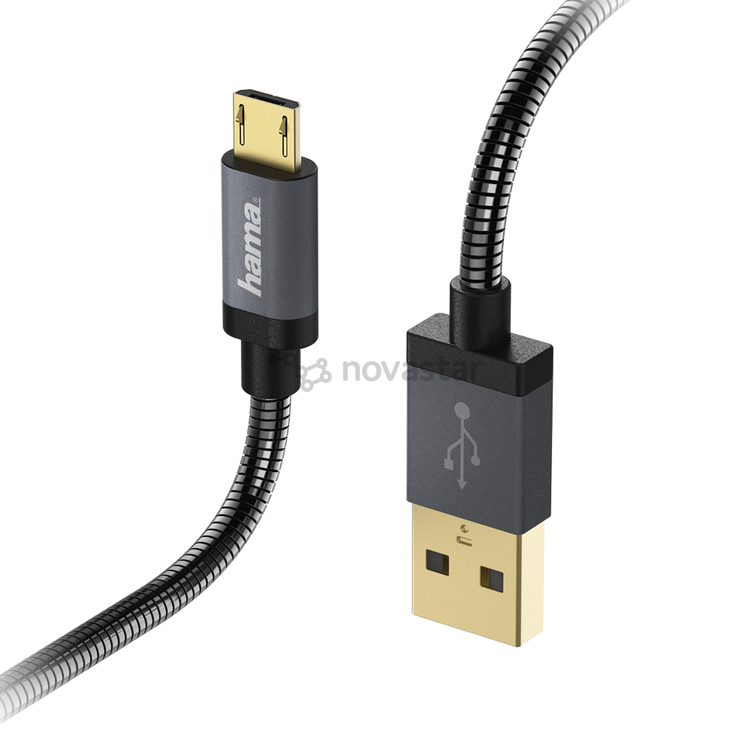 Laidas Hama USB - Micro USB, 1.5m