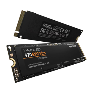 Samsung 970 EVO Plus, M.2, NVMe, PCIe 3.0, 500 GB - SSD