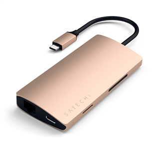 Adapteris Satechi USB-C Multi-Port 4K Gigabit Ethernet 